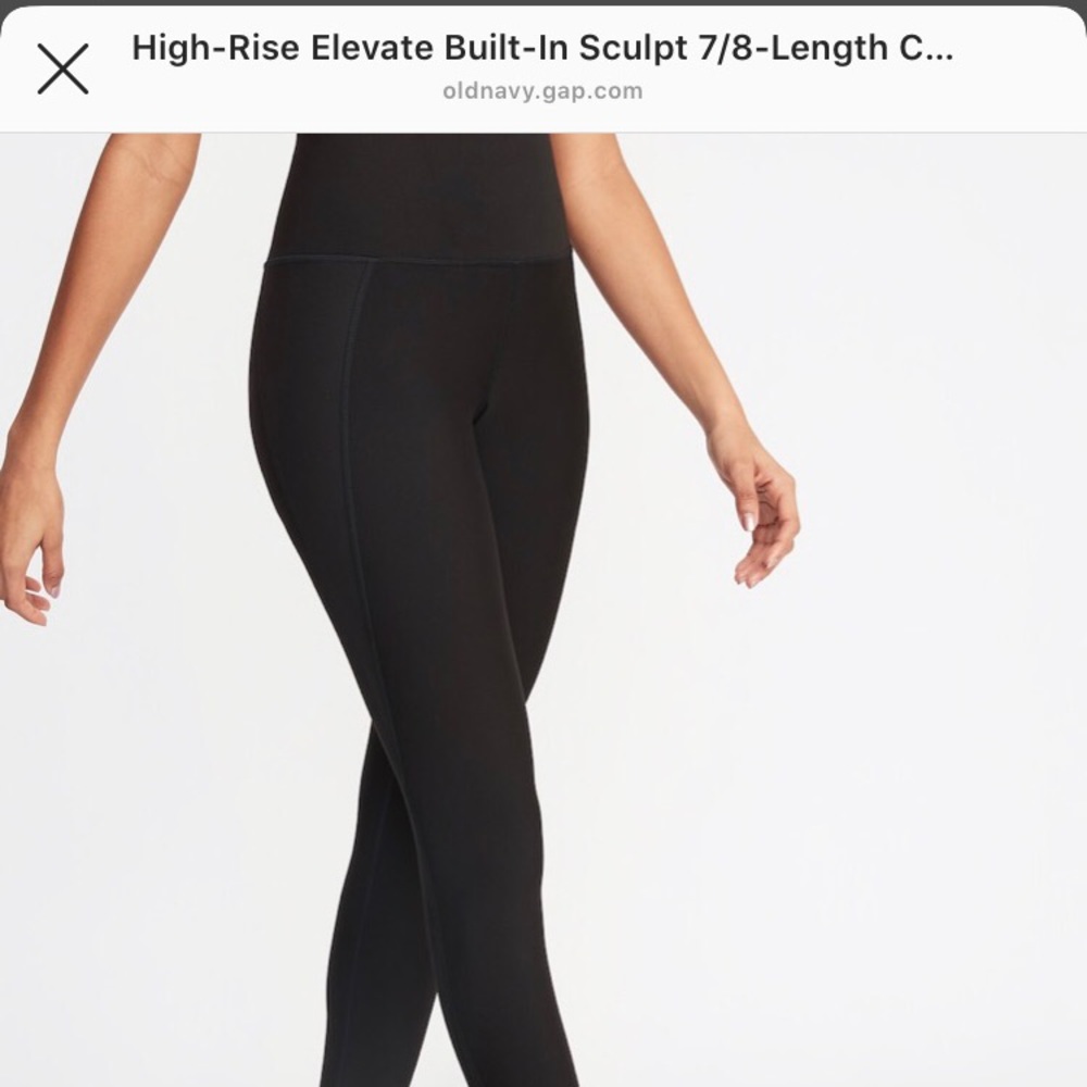 Old Navy NEW high-rise SCULPT 7/8 leggings